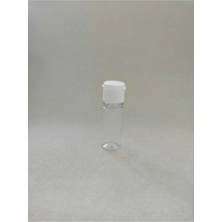 100 Adet 20 ml Beyaz  Top Kapaklı Kolonya, Dezenfektan, Likit Şişesi