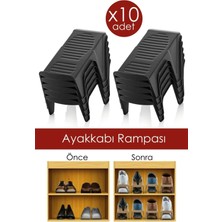 10'lu Tekli Ayakkabı Rampası Ayakkabı Düzenleyici