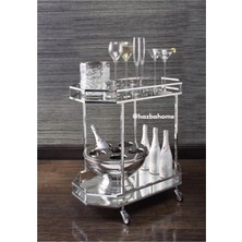 Paslanmaz Çelik Servis Arabası