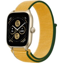 Eco Port Watch 22MM Hasırlı Cırtcırtlı Kordon (Saat Değildir) - Sarı