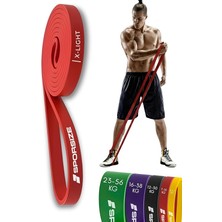 Pearl Shop Profesyonel Direnç Bandı Tekli Güçlü Lateks Loop Band, Fitness, Crossfit, Pilates ve Ev Egzersizleri Için