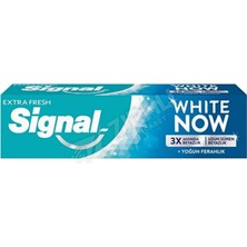 3 Adet Signal White Now Diş Macunu Extra Fresh 50 ml