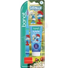 Banat Ağız Bakım Seti Şirinler ( 25 ml Macunlu )