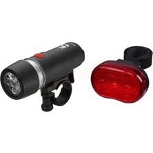 Pearl Shop Pilli Bisiklet Ön Arka Far Stop Lambası Seti