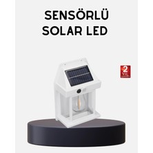 Najmaddin Mey Ithalat® Solar Sensörlü Dış Mekan Lamba 3 Işık Modlu ve IP65 Dayanıklı
