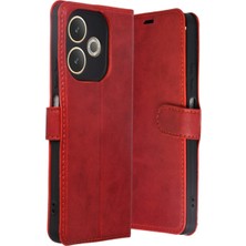 Eco Port Oppo A5 Pro 4g Trend S Plus Kapaklı Kılıf - Kırmızı