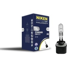 Pearl Shop Ampul Nıken 12V H27 Düz Soket 27W HALOJEN(880 PG13 Nkn 062 001 01 22