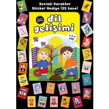 Beyaz Panda Yayınları Stickerlı 3+4+5 Yaş Dil Gelişimi