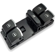 Pearl Shop Ön Kapı Cam Düğmesi Dörtlü Krom 5K4959857 Vw Golf 6 ile Uyumlu 2009-2012