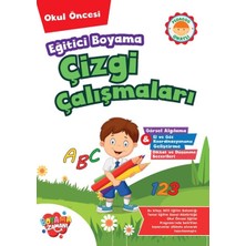 Boyama Zamanı Eğitici Boyama - Çizgi Çalışmaları