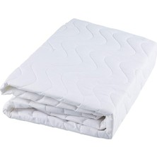 Pearl Shop Kapitone Kumaş Fitted Alez, Beyaz, Tek Kişilik