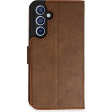 Eco Port Samsung Galaxy A34 5g Kılıf Trend S Plus Kapaklı Kılıf - Taba