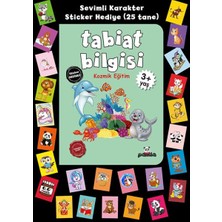 Beyaz Panda Yayınları Stickerlı 3+ Yaş Tabiat Bilgisi (Kozmik Eğitim)