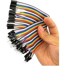 Pearl Shop 40 Adet Dişi-Erkek Jumper Kablo 20 cm