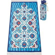 Pearl Shop Online Ipek Dokulu Taşıma Çantalı Seccade (Desen 9)