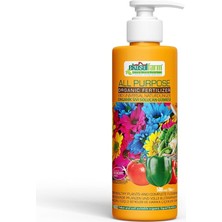Pearl Shop Sıvı Solucan Gübresi, Ev Bitkileri, Çiçekli Bitkiler, Meyve ve Sebzeler Için Üniversal Organik Sıvı Gübre Organik Sertifikalı, 500 ml
