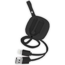 Eco Port S80 Lightning Kablo Iphone Uyumlu 20CM-1M 2A - Siyah