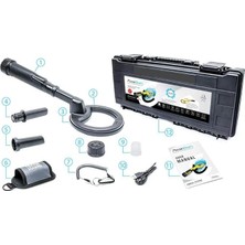 Pearl Shop Makro Pulsedive Siyah Scuba Dedektör+Pinpointer Sualtı Kablosuz Darbe