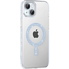 TeknoKapsül Iphone 14 Move Taşlı Magsafe Kapak -