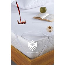 Pearl Shop Pamuk Su Sıvı Geçirmez Köşe Lastikli Alez Tek Çift Bebek Park Yatak Koruyucu Alez (160 x 200)