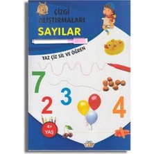 0-6 Yaş Yayınları Çizgi Alıştırmaları Sayılar