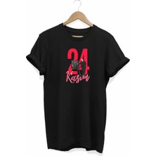 Asmedo 24 Kasım Öğretmenler Günü Baskılı   T-Shirt - Siyah