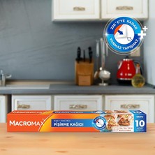 Pearl Shop Kesilmiş Pişirme Kağıdı 10 Adet, Standart Fırın Tepsisi Boyutu (42X37 Cm)