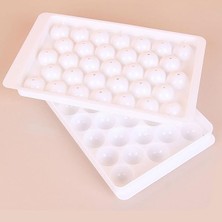 Pearl Shop Küre Buz Kalıbı 33 Adet (Beyaz)