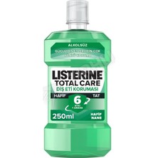 3 Adet Listerine Total Care Diş Eti Koruması Ağız Gargarası Alkolsüz 250 ml