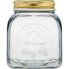 Pearl Shop 80384 Metal Kapaklı Cam Kavanoz 500 cc