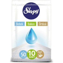 Najmaddin Mey Ithalat®   Babycare Bebek Bakım Örtüsü 60X90 10 Adet