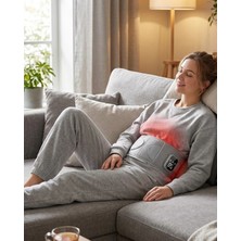 Najmaddin Mey Ithalat® Isıtmalı Titreşimli Bel Masaj Kemeri 3 Kademeli Sıcaklık Ayarlı Kablosuz Tasar�