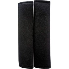 Pearl Shop Emniyet Kemeri Ped Kılıfı Kiti, 2'li Paket Yumuşak Araba Güvenlik Emniyet Kemeri Kayışı Omuz Pedi Yetişkinler ve Çocuklar Için (Siyah)