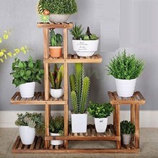 Pearl Shop Standı 6 Katlı Saksılık Çiçeklik Çok Katlı Dekoratif Saksı Standı