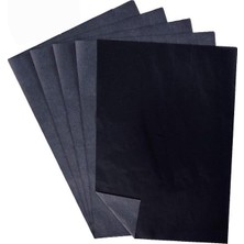 Pearl Shop Kağıdı A3 5 Adet 29,7X42 cm Renkli Karbon Kağıdı Kopya Kağıdı Transfer Kağıdı Siyah