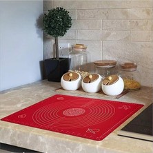 Pearl Shop Kırmızı Hamur Matı (Kırmızı, 50X40)