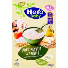 3 Adet Hero Baby Ek Besin Sütlü Meyveli 8 Tahıllı  200 gr