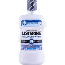 3 Adet Listerine Advanced White Ağız Gargara 500 ml
