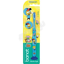 2 Adet Banat Lisanslı Kral Şakir Yumuşak Çocuk Diş Fırçası