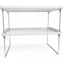 Kitchen Line Modern Mutfak Rafı – Metal Ayaklı Çok Amaçlı Organizer 2 Adet