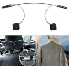 Pearl Shop Koltuk Arkası Elbise Askılığı Ceket Askısı Krom Metal Araç Içi Askılık Kaydırmaz Kıyafet Askısı
