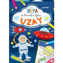 Çiçek Yayıncılık Boya ve Kelimeleri Öğren - Uzay