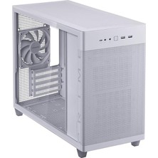 Pearl Shop Prime AP201 Temperli Cam Micro Atx Beyaz Bilgisayar Kasası