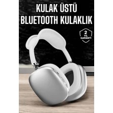 TeknoKapsül P9 Air Kablosuz 5.0 Mikrofonlu Bluetooth Kulaklık Beyaz Yüksek Ses Kaliteli