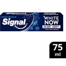 3 Adet Signal Diş Macunu White Now 75 ml Lekesiz