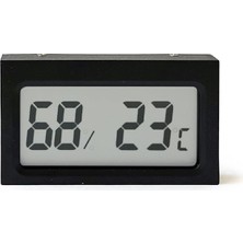 Pearl Shop Nem Ölçer Termometre (Siyah)