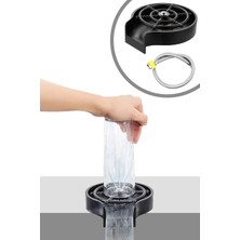 Byanes ® Yüksek Basınçlı Otomatik Bardak Yıkama Aparatı Mutfak Lavaboları İçin Hızlı Durulayıcı