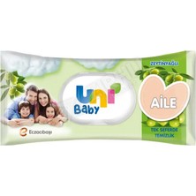 4 Adet Uni Baby Islak Havlu Zeytinyağlı 90'lı