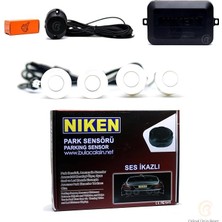 Pearl Shop Park Sensörü Ses Ikazlı 22MM Beyaz