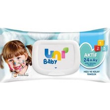 3 Adet Uni Baby Islak Havlu Aktif 72LI